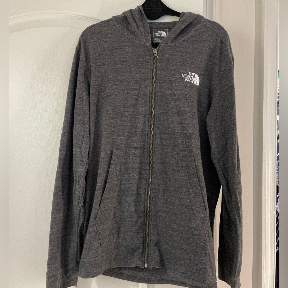 The North Face Gray Zip-Up Hoodie